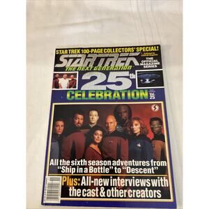 Star Trek Next Generation 25th Anniversary Celebration Magazine